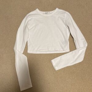 Cotton on micro crop long sleeve top